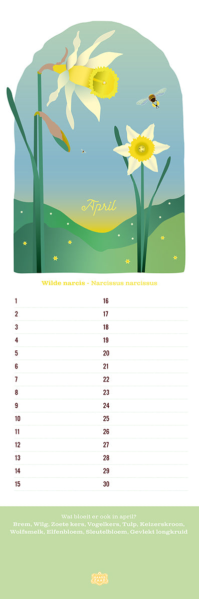 Haags Zaad verjaardagskalender