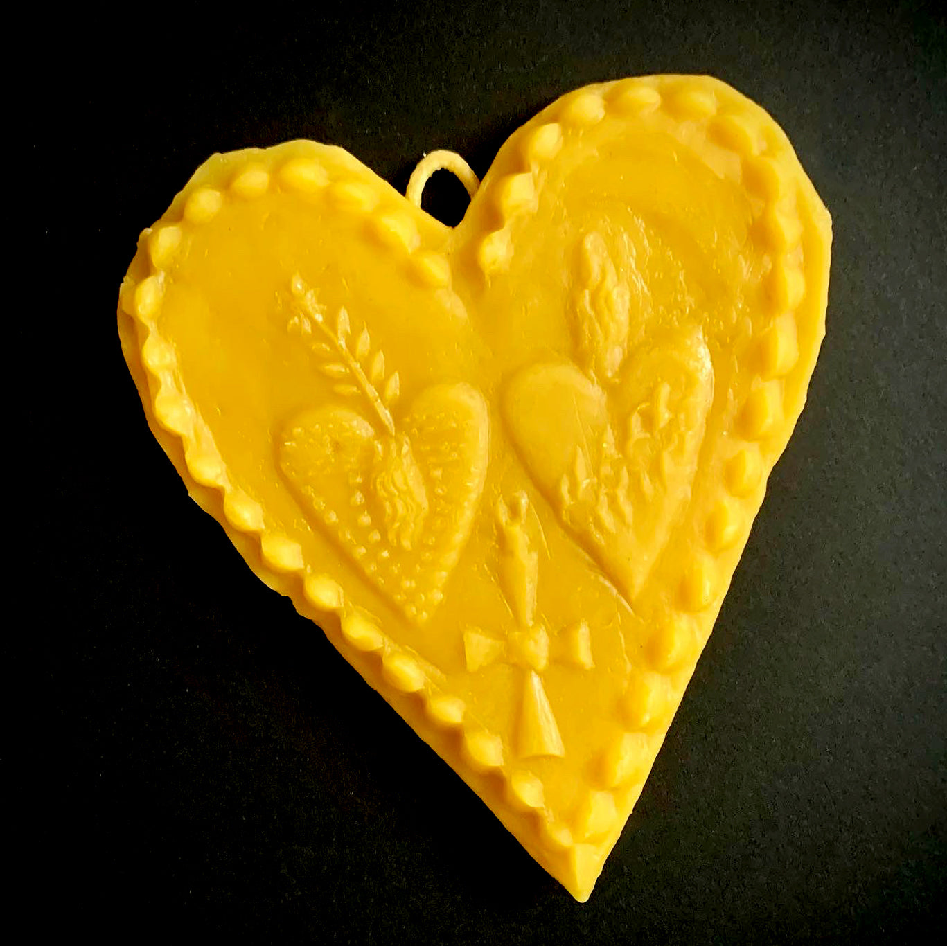 Hart van bijenwas - hoop - geloof - liefde