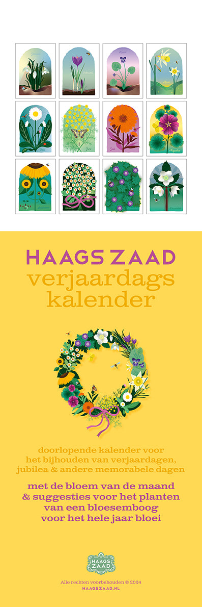 Haags Zaad verjaardagskalender
